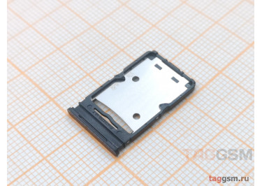Держатель сим для Infinix Note 30 (X6833B) (черный)