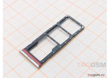 Держатель сим для Tecno Spark 10 4G (KI5q) (голубой)