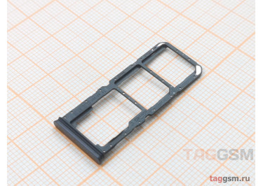 Держатель сим для Realme C67 5G (RMX3782) (черный)