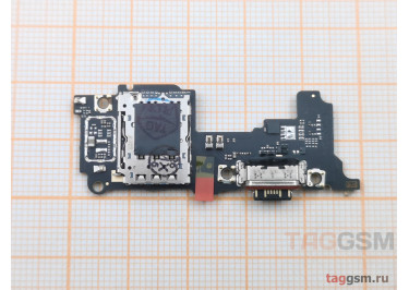 Шлейф для Xiaomi Poco F6 Pro + разъем зарядки + считыватель сим + микрофон, ориг
