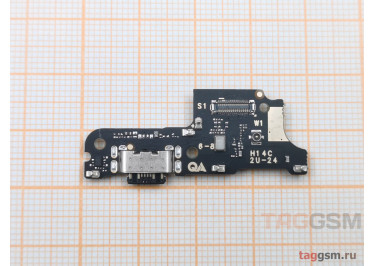 Шлейф для Xiaomi Redmi 14C / Poco C75 + разъем зарядки + микрофон
