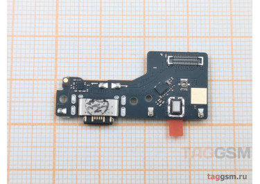 Шлейф для Xiaomi Redmi 13 / Poco M6 4G + разъем зарядки + разъем гарнитуры + микрофон, ориг