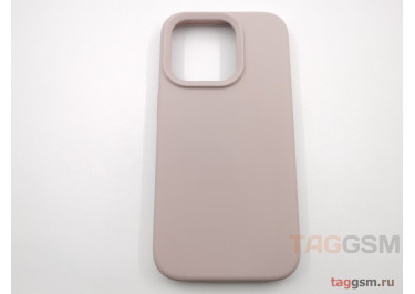 Задняя накладка для iPhone 15 Pro (силикон, серая(Full Case))