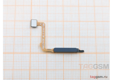 Шлейф для Xiaomi Redmi 10 + сканер отпечатка пальца (серый)