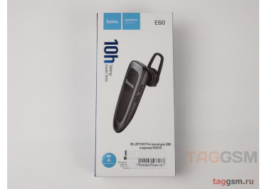 BLUETOOTH-гарнитура E60 (черная) HOCO