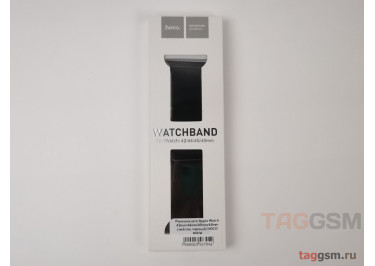 Ремешок для Apple Watch 42mm / 44mm / 45mm / 49mm (нейлон, черный) HOCO WA04