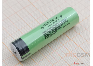 Аккумулятор NCR18650B (mh12210), Li-ion (3400 mAh) с выпуклым плюсовым контактом