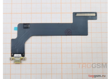 Шлейф для iPad 10.9" Wi-Fi (2022) (A2696) + разъем зарядки (желтый)