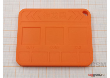 Термостойкий силиконовый магнитный коврик YCS SLD01 для пайки микросхем (80мм х 100мм)