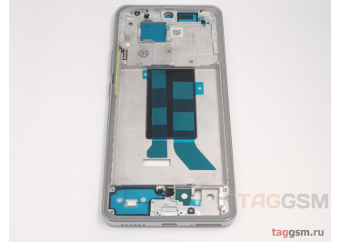 Рамка дисплея для Xiaomi Poco X7 (серебро)