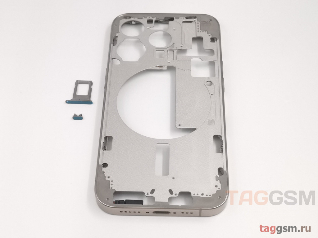 Средняя часть корпуса для iPhone 15 Pro (титан), ориг