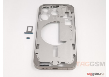 Средняя часть корпуса для iPhone 15 Pro (титан), ориг