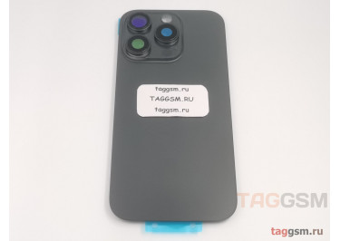 Задняя крышка для iPhone 16 Pro (черный титан) в сборе, ориг