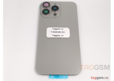 Задняя крышка для iPhone 16 Pro Max (натуральный титан) в сборе, ориг
