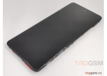Дисплей для Tecno Spark 30 4G (KL6) + тачскрин + рамка (черный), Full ORIG