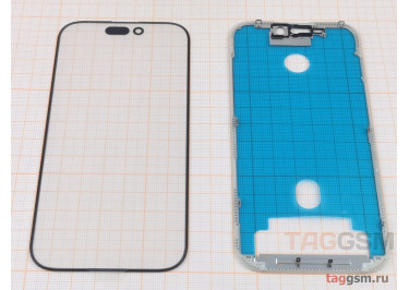 Стекло + OCA + рамка для iPhone 16 Pro, ориг