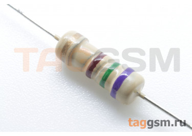 Резистор постоянный 0,5Вт 750 Ом 5% (CF-0,5W-750R)