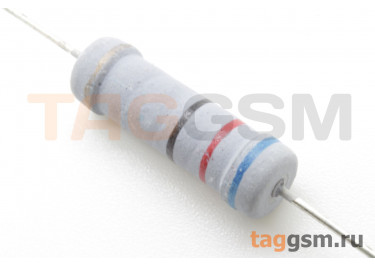 Резистор постоянный 2Вт 62 Ом 5% (CF-2W-62R)