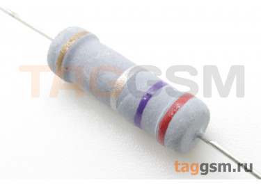 Резистор постоянный 2Вт 0,27 Ом 5% (CF-2W-0R27J)