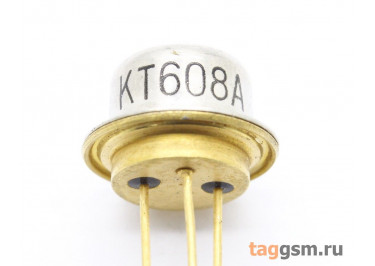 КТ608А-1 (КТЮ-3-6) Биполярный транзистор NPN 60В 0,8А