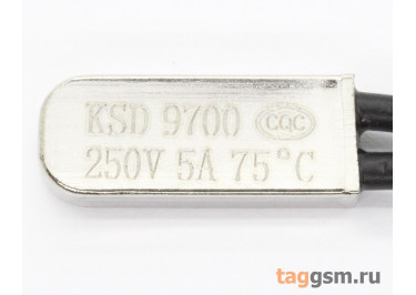 TLRS-9700M-A75 Термостат нормально замкнутый 75°C 250V 5A