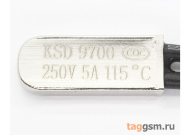 TLRS-9700M-A115 Термостат нормально замкнутый 115°C 250V 5A