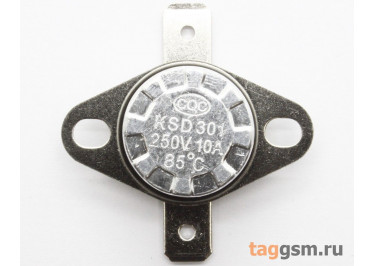 KSD301M-OF2-85 Термостат нормально замкнутый (кнопка сброса) 85°C 250V 10A