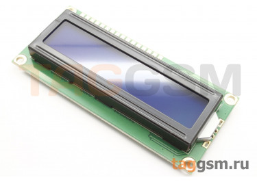 LCD1602 Символьный ЖК-индикатор 16x2 HD44780 (синий)