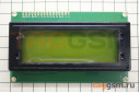 Символьный ЖК-индикатор 20x4 HD44780 (желто-зеленый)