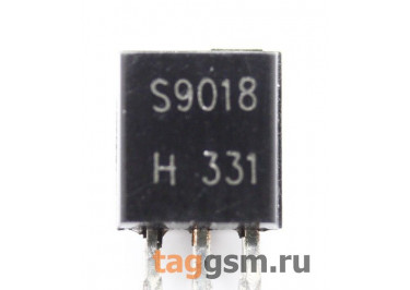 SS9018 (TO-92) Биполярный транзистор NPN 30В 50мА