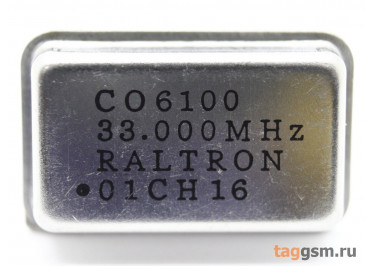 Кварцевый генератор HCMOS / TTL 33 МГц (DIL-14)
