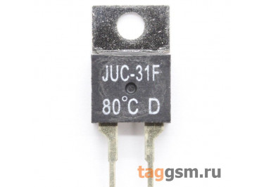 KSD-01F / JUC-31F Термостат нормально замкнутый 80°C 220В 2,5А