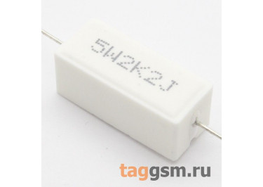 Резистор постоянный 5Вт 2,2 кОм 5% (SQP-5W-2K2)