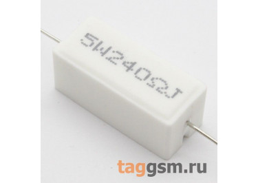 Резистор постоянный 5Вт 240 Ом 5% (SQP-5W-240R)