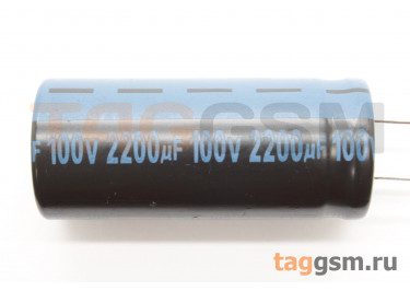 Конденсатор электролитический 2200мкФ 100В 20% 105°C (22х50мм) (JTK228M100S1GMQ50L)