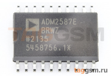ADM2587EBRWZ-REEL7 (SO-20) Изолированный приёмопередатчик RS-485 с защитой от статики
