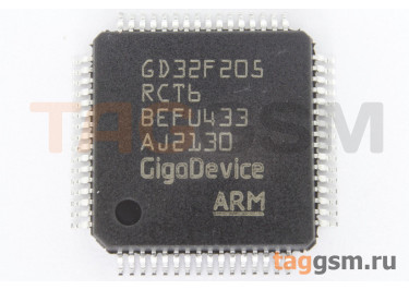 GD32F205RCT6 (LQFP-64) Микроконтроллер 32-Бит, ARM Cortex M3