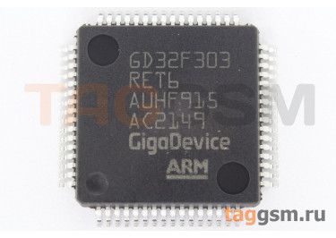 GD32F303RET6 (LQFP-64) Микроконтроллер 32-Бит, ARM Cortex M4