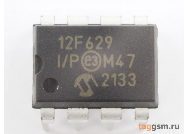 PIC12F629-I / P (DIP-8) Микроконтроллер 8-Бит