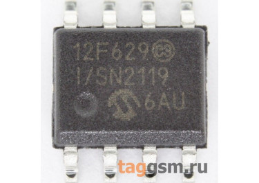 PIC12F629-I / SN (SO-8) Микроконтроллер 8-Бит