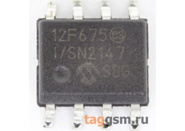 PIC12F675-I / SN (SO-8) Микроконтроллер 8-Бит