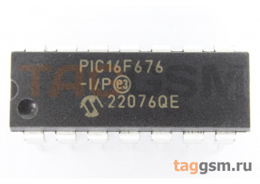 PIC16F676-I / P (DIP-14) Микроконтроллер 8-Бит