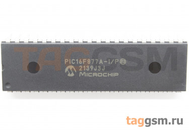 PIC16F877A-I / P (DIP-40) Микроконтроллер 8-Бит