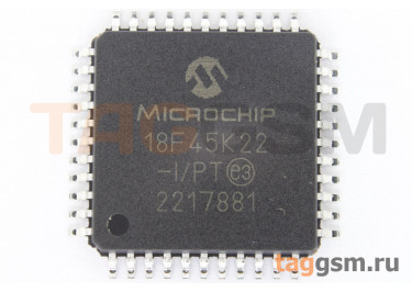 PIC18F45K22-I / PT (TQFP-44) Микроконтроллер 8-Бит