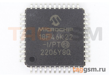PIC18F46K22-I / PT (TQFP-44) Микроконтроллер 8-Бит