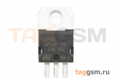 TIP41C (TO-220) Биполярный транзистор NPN 100В 6А
