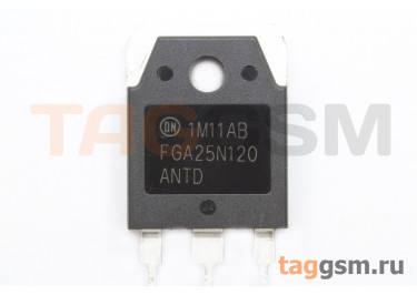 FGA25N120ANTD (TO-3PN) Биполярный транзистор IGBT 1200В 25А