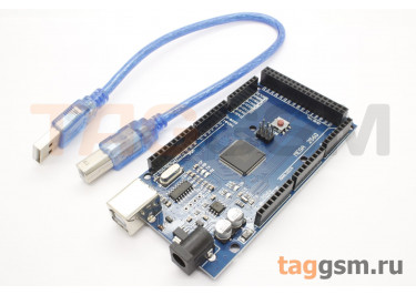 ATmega2560-16AU+CH340G Отладочная плата с USB тип B MEGA