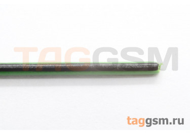 ПВАМ-0,35 кв.мм (Зеленый-Черный) Провод автомобильный медный 1м