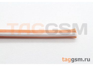 ПВАМ-0,50 кв.мм (Оранжевый-Белый) Провод автомобильный медный 1м